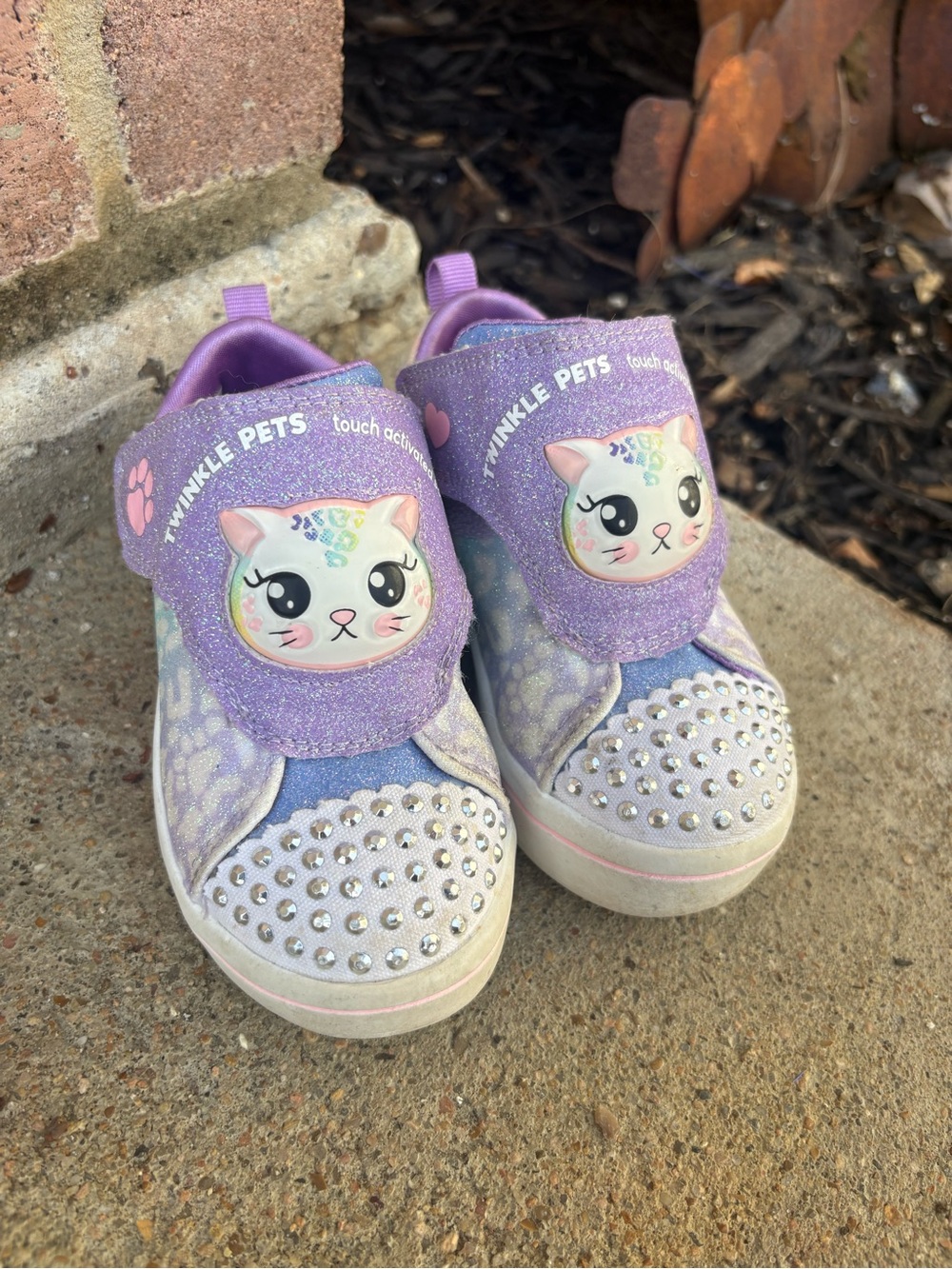 Purple Twinkle Toes by Sketchers Light-Up Kids Sneakers